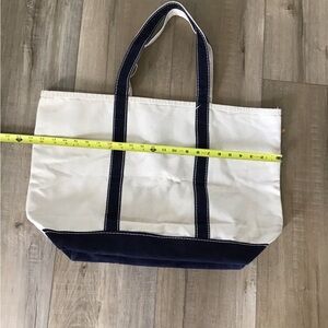 Vintage 1980s lands End Navy Boat And Tote